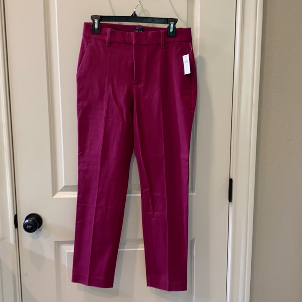 NWT Gap high rise size 4 slim ankle pants